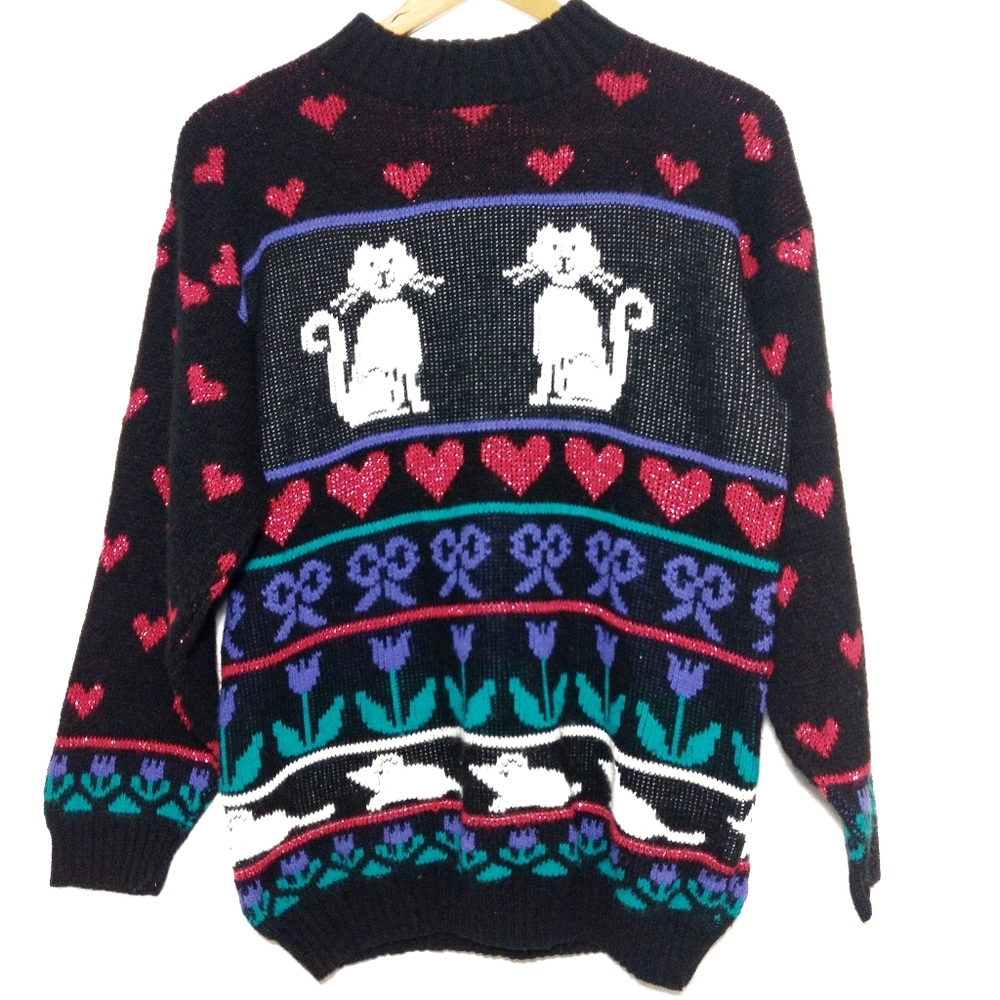 VINTAGE Adele Knitwear Cat&Mouse Sweater